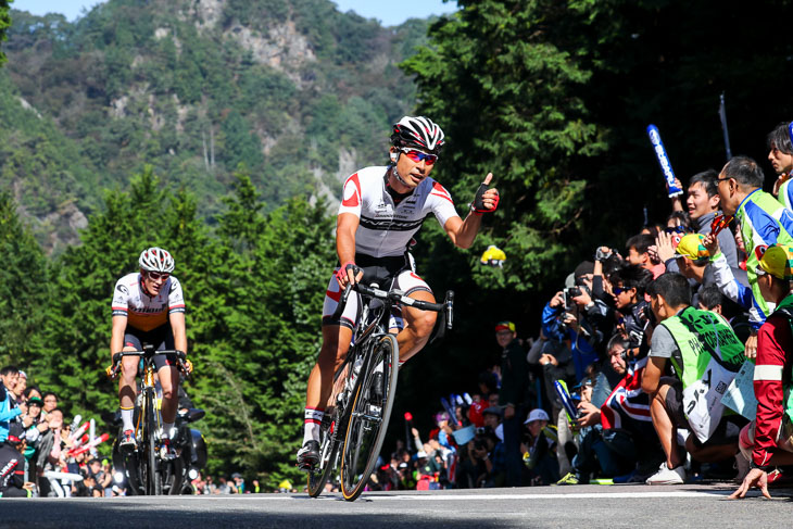 6周目の山岳賞は井上和郎（ブリヂストンアンカーサイクリングチーム）が獲得
