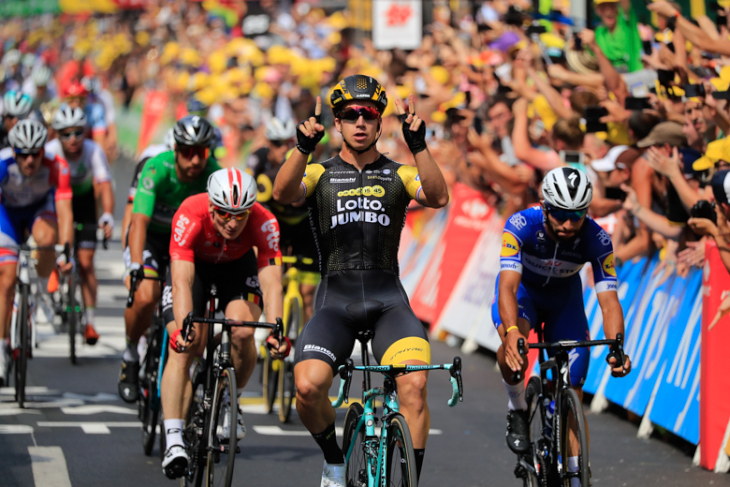 ツール・ド・フランスでステージ2勝を挙げたディラン・フルーネウェーヘン（オランダ）